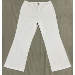 Ellen Tracy Pants - Size 14 - White Denim